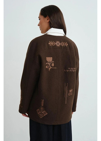 Пальто-кардиган, колір Коричневий Rica Mare (367831993)