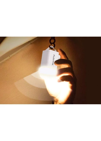 Насос-ліхтар Powerbank Flextail ABS 5,5х5х9 см Білий No Brand (393592005)