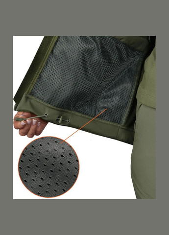 Зеленая куртка w talker ofthell Camotec