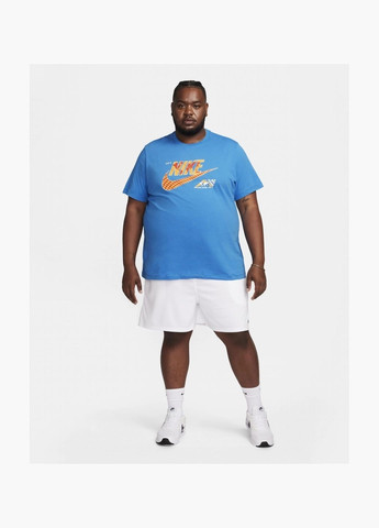 Синя футболка чоловіча sportswear t-shirt blue fq3758-435 Nike