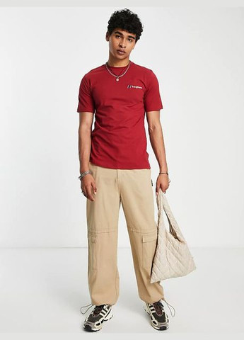 Бордова футболка чоловіча Berghaus Graded Peak t-shirt Burgundy
