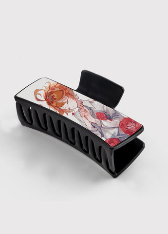 Заколка крабик для волос Аниме Обещанный Неверленд #0001 черный No Brand (315630770)