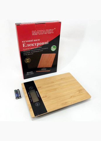 Ваги кухонні MX-406 5кг Wood, Кухонні ваги для приготування страв, Ваги для домашньої кухні Domotec (317250866)
