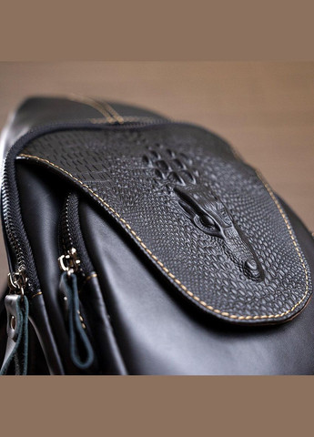 Сумка мужская на плечо 14760 Черная Vintage (298570969)