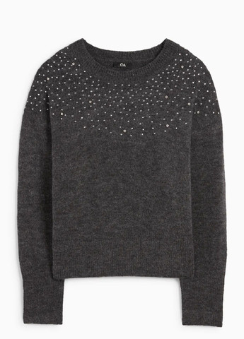 Темно-серый демисезонный свитер C&A