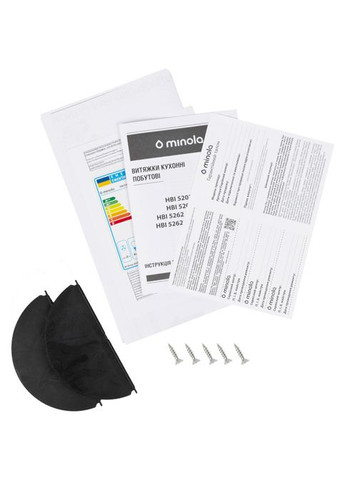 Вытяжка HBI 5262 BL GLASS 700 LED MINOLA (339086003)