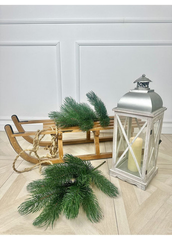 Гілка сосни лита декоративна зелена 60 см (набір 10 штук) HVOYA (370709237)