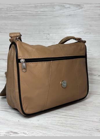 Женская сумочка коричневая натуральная кожа 104060 No Brand (326738351)