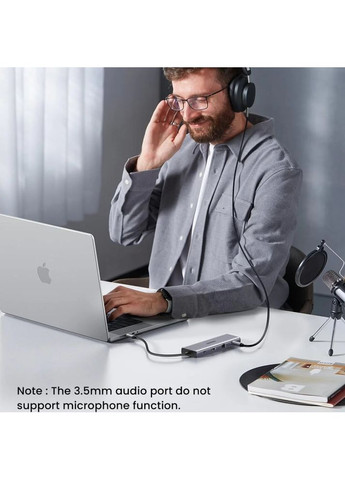 Док-станція CM498 10 у 1 (15601) Ugreen (323111680)