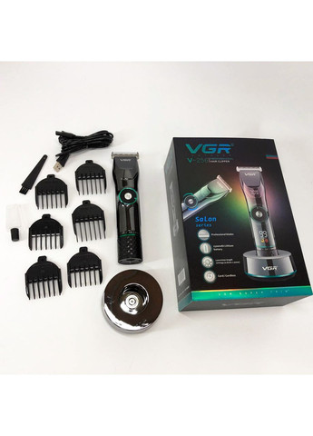 Бритва триммер для бороды V-256, Подстригательная машинка, Моющаяся машинка SM-106 для стрижки VGR (351486338)
