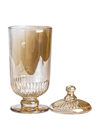 Конфета с крышкой стеклянная Ø 10 см Прозрачный Yiwu (360454776)