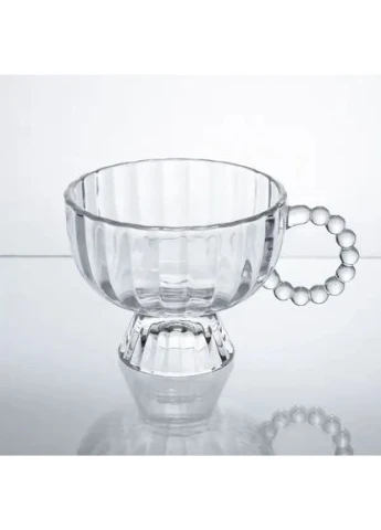 Набір креманок на ніжці Sundae Dish 2 штуки по 300 мл з ручкою HP-17-14 Yiwu (391591716)