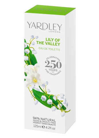 Туалетная вода Yardley Lily of the Valley 125 мл Yardley London (305056897)
