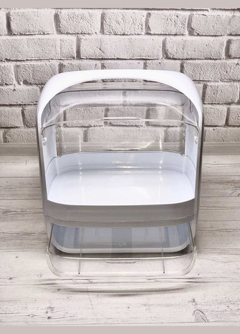 Органайзер для косметики пластиковий (білий), 757W-40 YRE (306468038)