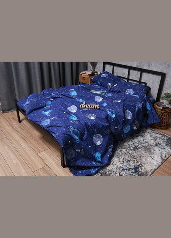 Комплект постільної білизни Бязь Gold Люкс «» Сімейні 143х210х2 наволочки 2х70х70 (MS-820004822) Moon&Star Planets (293148233)