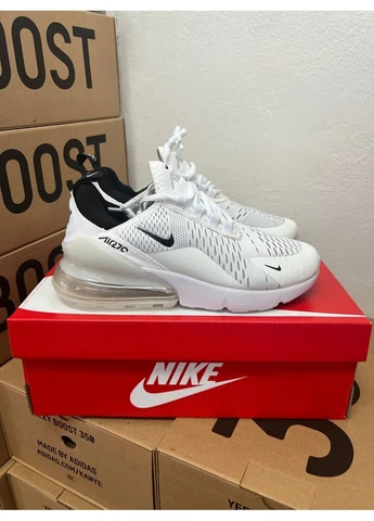 КРОСІВКИ ЖІНОЧІ NIKE AIR MAX 270 WHITE PREMIUM НАЙК АІР МАКС 270 БІЛІ No Brand білі демісезони (391955232)