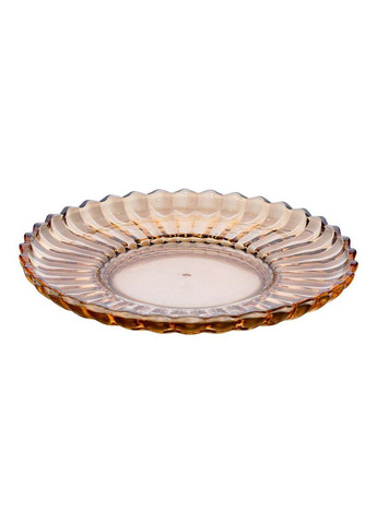 Сервировочная блюдо Ø 28 стеклянная прозрачная для подачи закусок, десертов, фруктов HP-YH-52 No Brand (369165345)