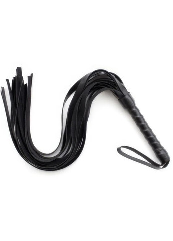 Довгий шкіряний батіг з рукояткою нагайка для рольових ігор хлист з еко шкіри кнут унісекс атрибутика для дорослих пар 44 см Cindylove (368999767)