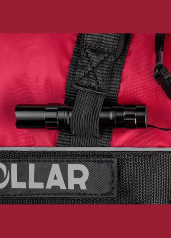 Шлея POLICE №5 з ліхтариком В: 85-115см червоний Dog Extreme (320098005)