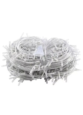 Гірлянда нитка світлодіодна новорічна з роботою від мережі 8 режимів світіння 18 м 400 лампочок (482006-Prob) Тепла біла Unbranded (369501418)