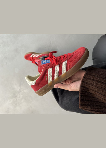 Кроссовки женские и мужские Adidas Gazelle red | Адидас Газель красный | Адидас Газель красный No Brand красные демисезоны (316091165)