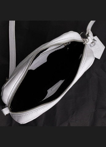 Жіноча сумка крос-боді із натуральної шкіри біла 11650 Grande Pelle (329198296)