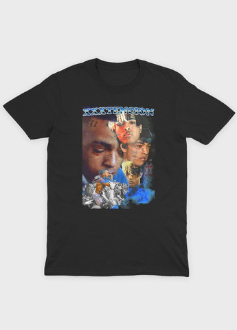 Черная мужская футболка с принтом hip-hopxxxtentacion (ts001-1-bl-004-1-043) Modno