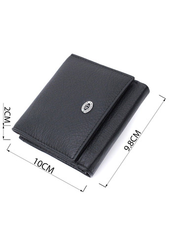 Гарний гаманець для жінок із натуральної шкіри 22709 Чорний st leather (298092938)