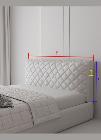 Чохол на узголів'я накидка покривало на спинку ліжка 190 см Абстракція No Brand (322897611)