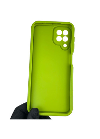 Чехол силиконовый Soft Touch для Galaxy A22 4G (SM-A225F) салатовый (Полная защита камеры) Samsung (366389330)