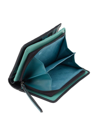 Шкіряний жіночий гаманець середнього розміру BR75 BLUE/ORCHID Visconti (303830895)