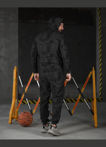 Стильный мужской спортивный костюм черный No Brand (316684293)