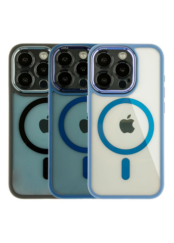 Чехол TPU+PC+Metal Calais with MagSafe для iPhone 15 Pro Цвет Light Blue No Brand Apple iPhone 15 Pro 2023 (336151037)