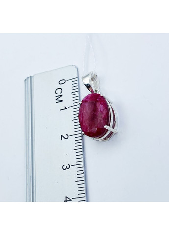 Кулон срібний з рубіном 2,3 г No Brand (369737021)