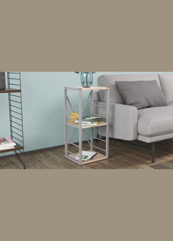 Этажерка 3/34 Серии Коннект 73x34x28 серый ДСП 16мм FRD-104302 Ferrum-decor (353500550)