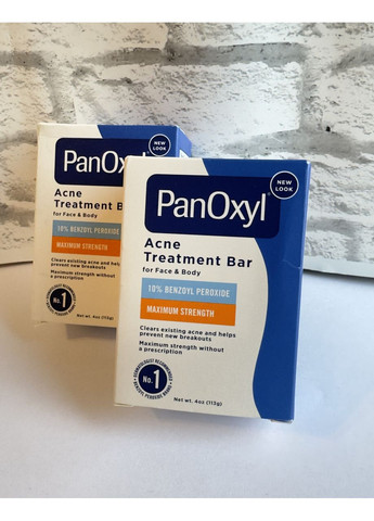 Мило для обличчя та тіла проти акне Acne Treatment Bar with 113 г PanOxyl (369569520)