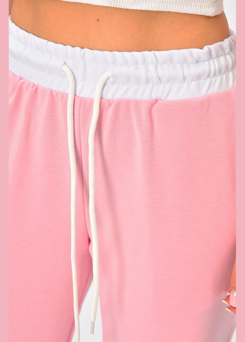 Штаны женские расклешенные розового цвета Let's Shop (336387645)