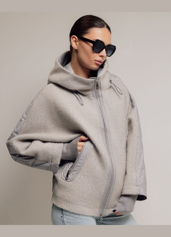 Сіра демісезонна куртка жіноча сіра Svidni