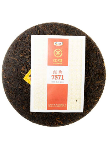Шу Пу Эр Чжун Ча 7571 2021 г. - млинець, 357 г No Brand (305196341)