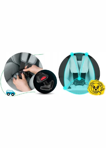 Автокрісло Rico Kids Massi 9-36 кг Light Grey (Польща) Ricokids (337342480)