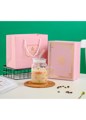 Кружка с трубочкой и крышкой Water 14603 400 мл No Brand (349222694)