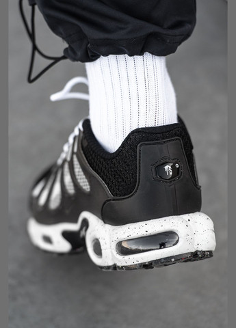 Черно-белые демисезонные кроссовки мужские Nike Air Max TN Terrascape