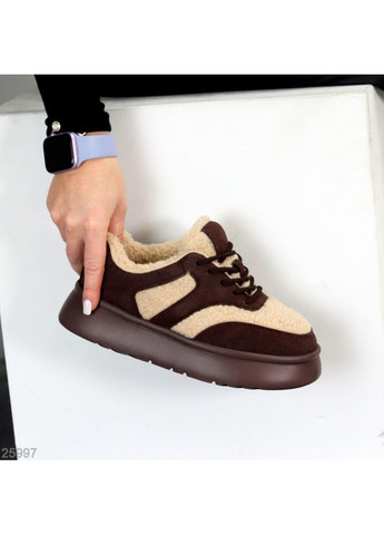 Зимние кроссовки Helen коричневые зима (370547177)