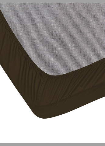 Простирадло на гумці сатин Chocolate 80х200 (GDSCSHEETF080200) Good-Dream (321966846)