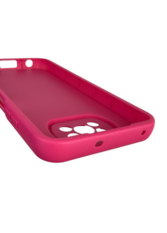 Чехол силиконовый Soft Touch для Poco X3 малиновый (Полная защита камеры) Xiaomi (366389716)