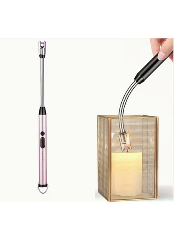 Імпульсна металева USB запальничка з вбудованим акумулятором для газової плити, духовки, розпалу, No Brand USB-зарядка (370792294)