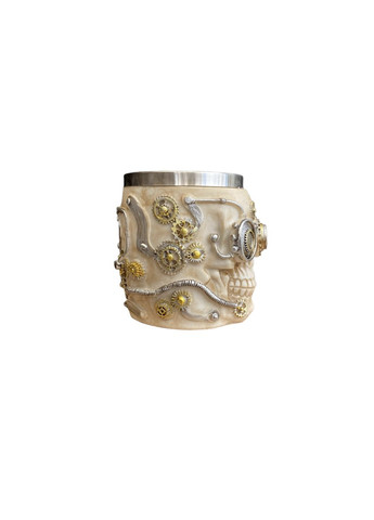 Чашка 3D череп с шестеренками 300 мл Home (294613661)