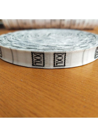 Размерник тканевой (жаккард) xxl 960шт. Белый Plus-plus (354793856)