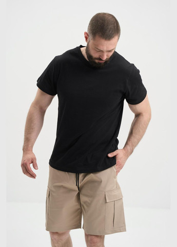 Шорти карго чоловічі Великого Розміру стрейч-котон з кишенями літо, пісочний No Brand (340108459)