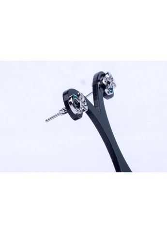 Сережки пусети у формі нескінченності, родій Fashion Jewelry (393799580)